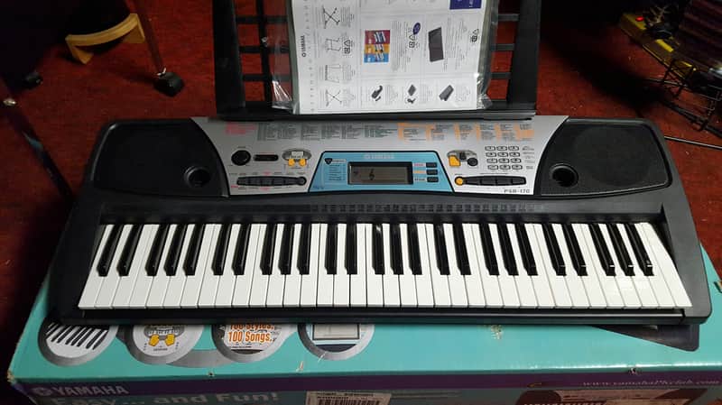 Yamaha PSR-170 Keyboard Digital Grand Piano Learning System w/Original Box & Manual, Like New Shape! image 1