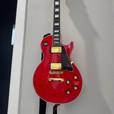 2023 Gibson Custom M2M Les Paul Custom Ferrari Red Bild 16