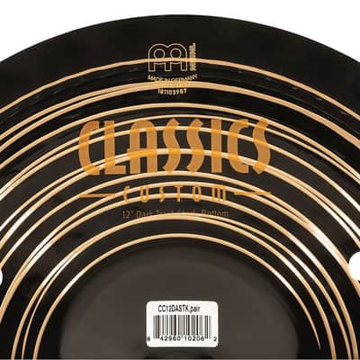 Meinl Classics Custom Dark 12" Trash Stack image 5