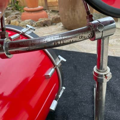 Vintage North Drums 6pc Drum Set kit - Red Finish image 7