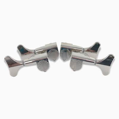 NEW Leo Quan® Badass L2+R2 Set SGT™ Bass Keys - Sealed 20:1 Ratio 2x2 - NICKEL image 2