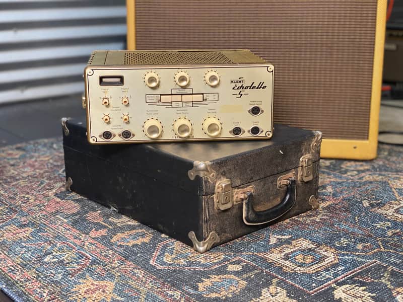 Vintage 60's Klemt Echolette 5 "S"- Red Hot German Tube Tape Echo - Tone For Days! image 1