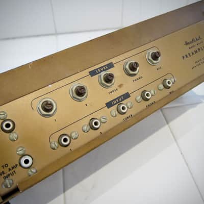 Heathkit WA-P2 Tube Vintage Preamplifier Circa-1950's-Gold image 10