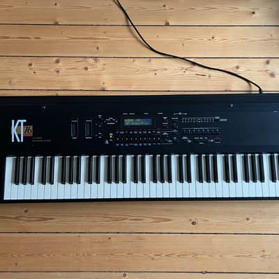Ensoniq KT-76 64-Voice Digital Synthesizer 1992 - Black, mit Case image 4