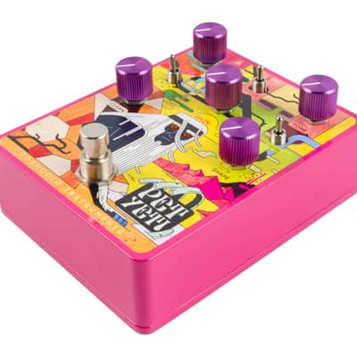 Cosmodio Instruments Pet Yeti Analog Distortion & Fuzz Pedal (Neon Nuclear Wasteland) image 3