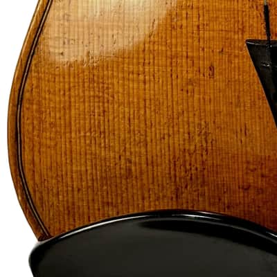 Vintage 4/4 Violin Outfit – Beautiful Flamed Maple Back – Old European Labeled Violin with Bow & Case – Warm Resonant Tone (Video) image 16