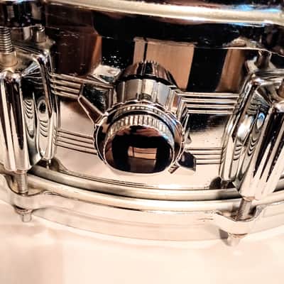 TAMA VINTAGE 1983 IMPERIALSTAR SNARE DRUM W/ ROLLER ACTION- FREE SHIP TO C-USA!FREE SHIP TO C-USA! - CHROME image 8