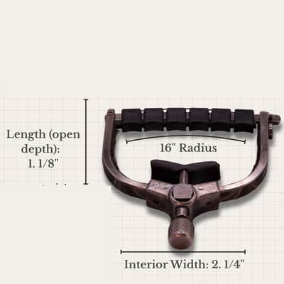 Wide Neck Capo – 6 String Acoustic Guitar image 2