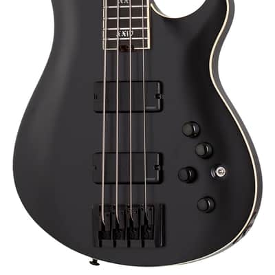 Schecter SLS Elite-4 Evil Twin Satin Black image 1