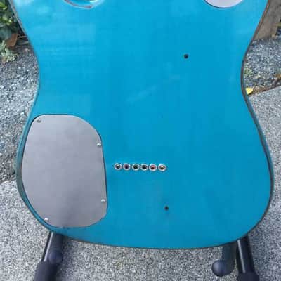 Bibro Custom Guitars Tasco Electric Guitar - Turquoise image 4