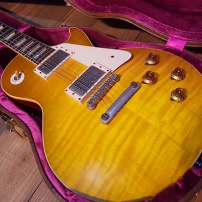 2011 Gibson Les Paul Historic 1959 LP Mahogany Rosewood Burst Bucker image 1