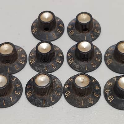 1960s Fender Amp Knobs - Set of 10 image 1