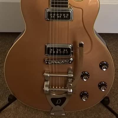 Guild DeArmond M-77T -- Near-Mint; 2001; Solar Bronze; Made in Korea; USA 2K Pickups; All-Original image 4