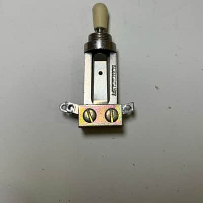 switchcraft  3 way toggle switch for les paul 60's-70's - nickel image 1