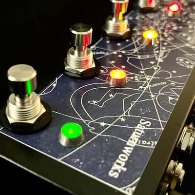 Saturnworks 6 - Looper Multi True Bypass Black Loop Pedal with Soft Click Switches + Switchcraft Jacks - Handcrafted in California image 3
