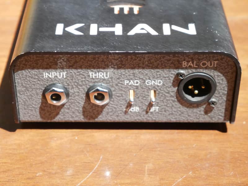 Khan Audio VTDI Vacuum Tube DI Direct Box 220V, FREE Shipping | Reverb