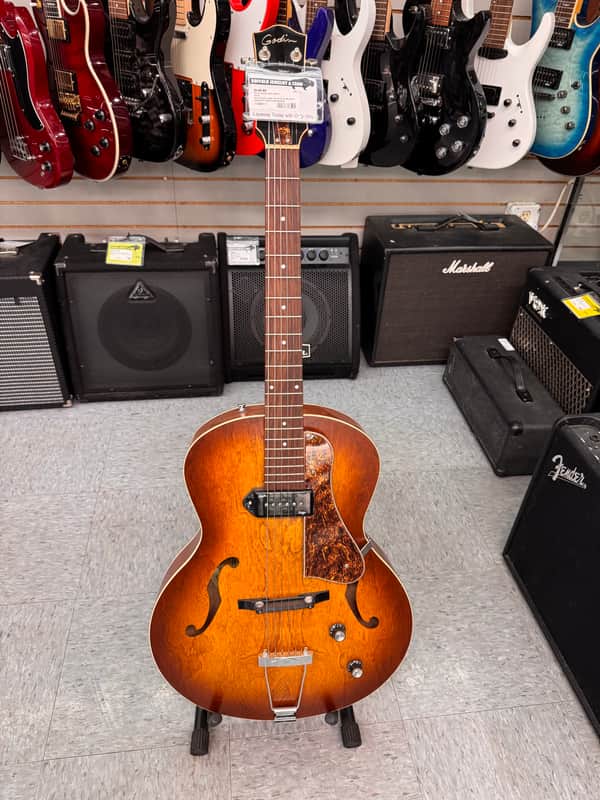 Godin 5th Avenue Kingpin 2010s - Cognac Burst image 1