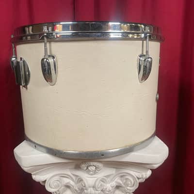 1975 Slingerland Sound King 9x13 Concert Tom Classic White Cordova Leatherette Wrap 13x9 image 7