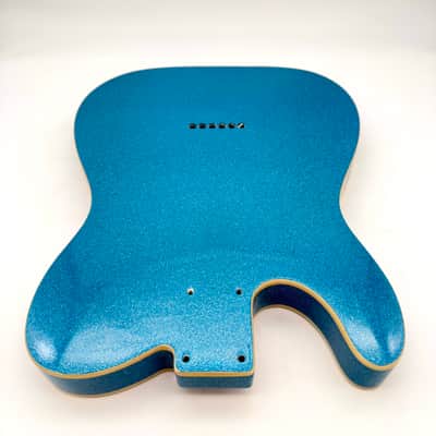 HooDoo Telecaster Body Alder Bound Blue Sparkle htb6404 image 7
