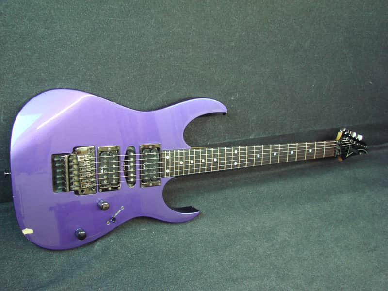 1996 Ibanez RG Series HSH Electric Guitar Purple Finish Japan | Reverb