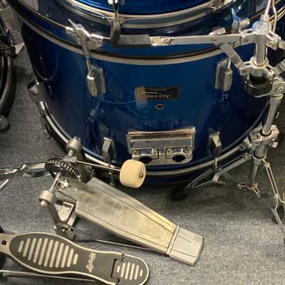Ludwig Accent / Tama 5pc. Kit w/Hardware, Cymbals - Blue image 11