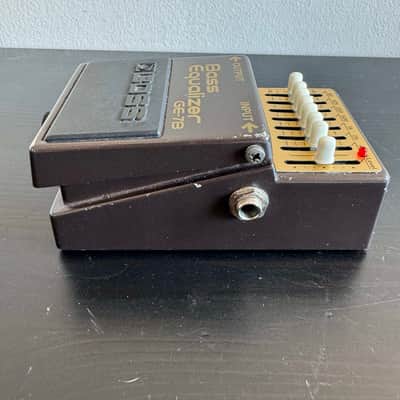 Boss GE-7B Bass Equalizer (1987) - Black Label - Made in Japan - Excellent ! image 4