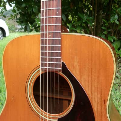 1971 Yamaha FG180 Red Label (New Frets Installed)+Yamaha Original Rocket Case image 3
