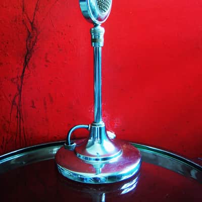Vintage RARE Turner TC-5 crystal microphone Hi Z w period stand Brush Shure Astatic D104 Electro Voice image 4
