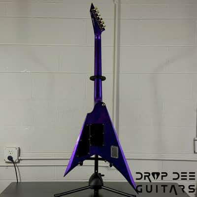 ESP USA V-II FR Electric Guitar w/ Case - Purple Sparkle image 13