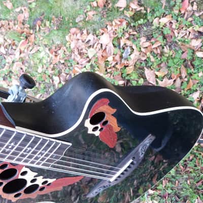 Adamas Ovation SMT custom legend 6759 graphite smooth top 1597 image 5