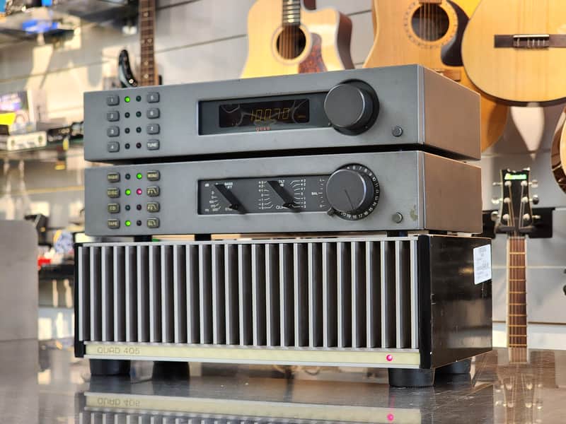 Quad FM4 Tuner + Quad 34 control unit + Quad 405 Power Amp Combo image 1