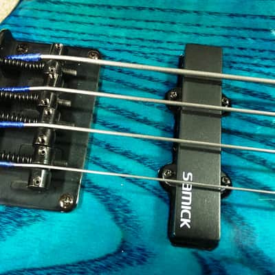 Samick Valley Arts Custom Pro Shop 4 String Early 90's Trans Green image 3