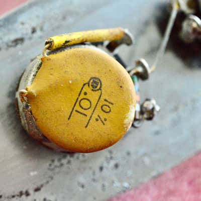 Vintage 1960's Fender Jaguar Wiring Harness PRE-CBS - Volume / Tone, Pots, Cap, Knobs! image 6