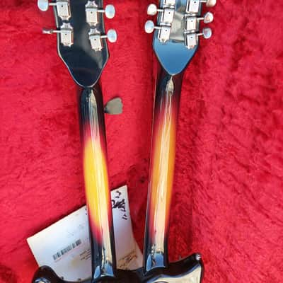 Mosrite Joe Maphis Double Neck 1960s  Sunburst image 5
