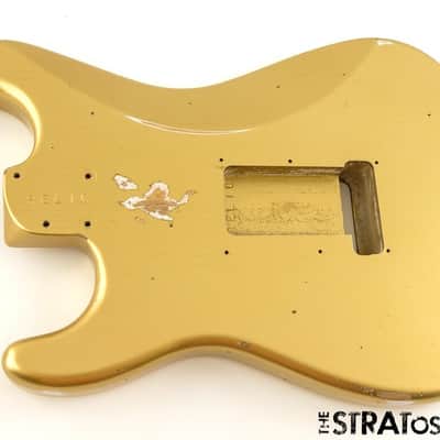 Fender USA Custom Shop Custom Strat Pro 2025 Relic BODY HLE Gold image 4