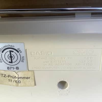 CK-10 Keyboard with build in Radio ! Made in Japan VINTAGE 80’s  / ultra rare model image 11