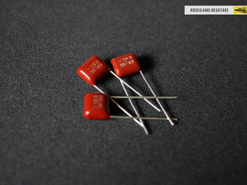 3 Pack Genuine Fender ic .022uf 250V Mylar Film Guitar Tone Upgrade Capacitors image 1