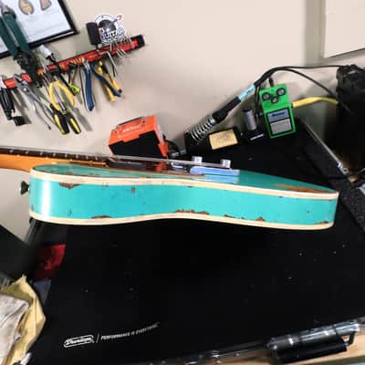 2020 Fender Custom Shop 60 HS Telecaster Custom Heavy Relic Sea Foam Green L.E. image 18