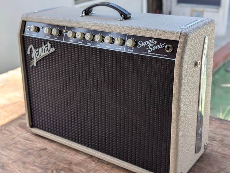Fender Super-Sonic 22 2-Channel 22-Watt 1x12" Guitar Combo Blonde image 1