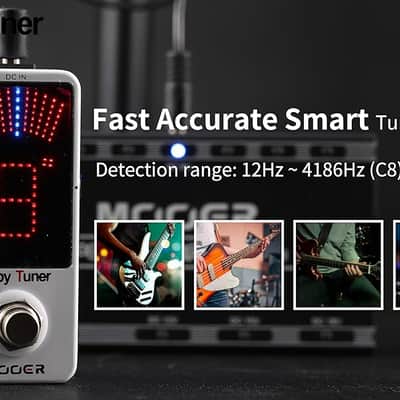 Mooer Baby Tuner Mute Function Micro Tuner Tuning Pedal for Electric Instruments (Price includes the import duty for US buyer) image 8