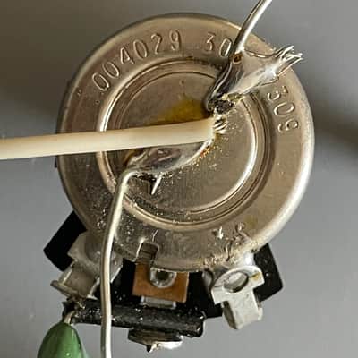 Vintage 1973 USA Guild S-100 Polara Wiring Harness Stackpole Switchcraft 2 Volume / 2 Tone / 3 Way Switch Possibly Fits Jetstar image 8