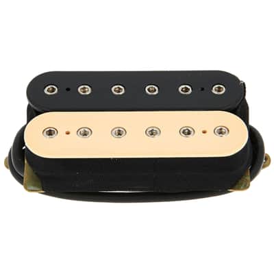 DiMarzio DP100F Super Distortion F-Spaced (Black/Cream) - Humbucker Pickup for Guitars image 2