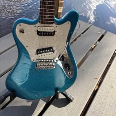 Squier Paranormal Super-Sonic 2021 - Present - Blue Sparkle image 4