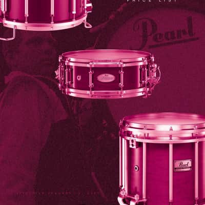 Pearl 14"Die-Cast Resonant 12Lug Snare Drum Rim/Hoop Championship FFX Aluminum01 image 10