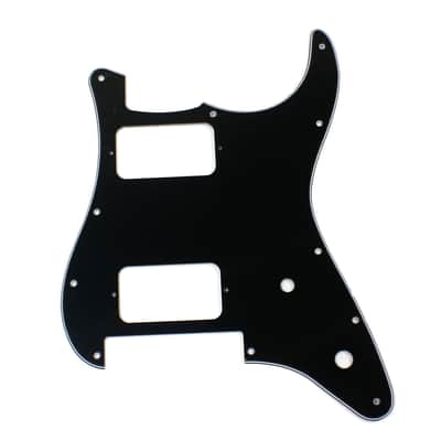 Replacment Guitar Pickguard for Charvel SO CAL, 3ply Black