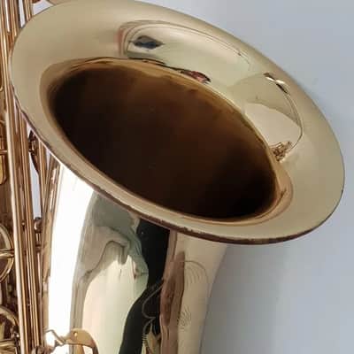 Saxophone Bb Tenor Gold Finish Intermusic Sax with Hard Case - Full Outfit -6 image 8