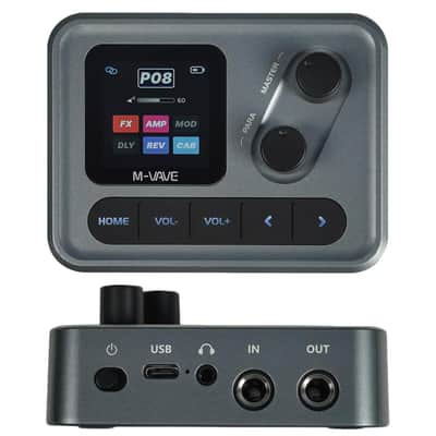 M-VAVE Pocket AMP Effect Pedal Guitar Bass 6 Modules 80+ (Price includes the import duty for US buyer) image 1