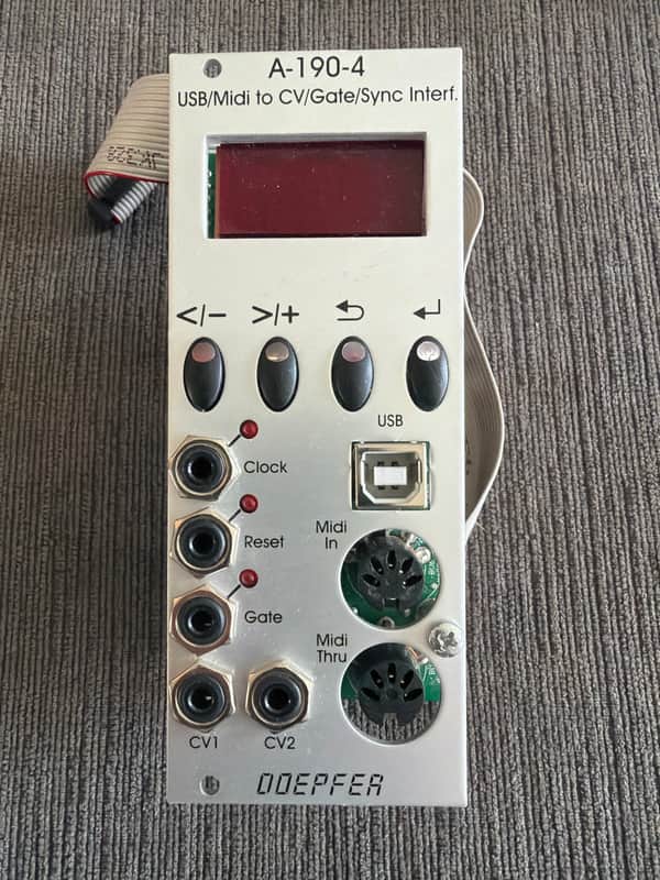 Doepfer A-190-4 USB / MIDI to CV / Gate / Sync Interface 2010s - SIlver image 1