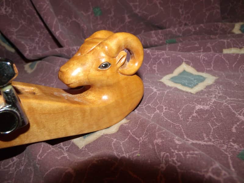 Beautiful 2002 Robert Mize mountain dulcimer "Ram's Head" image 1