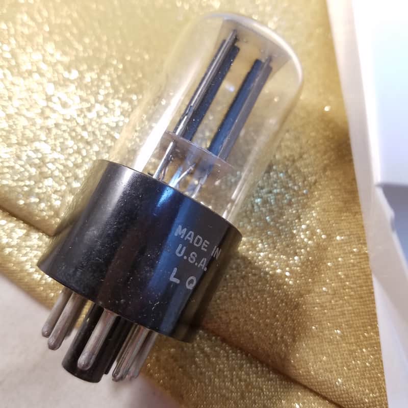 RCA Matched Pair (2) 6SN7GTB tNOS AT1000 TESTED Vacuum Tubes T9 rare separate support rods dual triode 1959 image 1